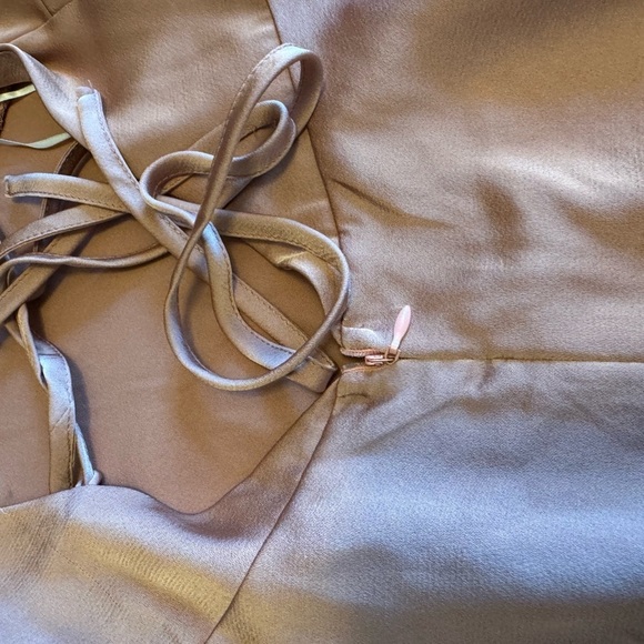 Satin Mini Dress | Size 6 (Small) - Picture 7 of 9